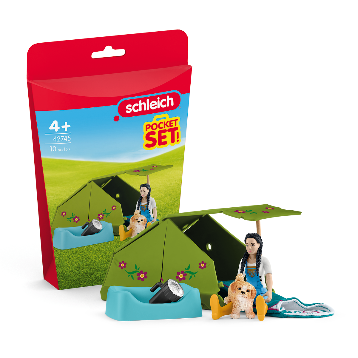 schleich schlafsack Camping-Abenteuer mit Kim 42745 Pocket Sets