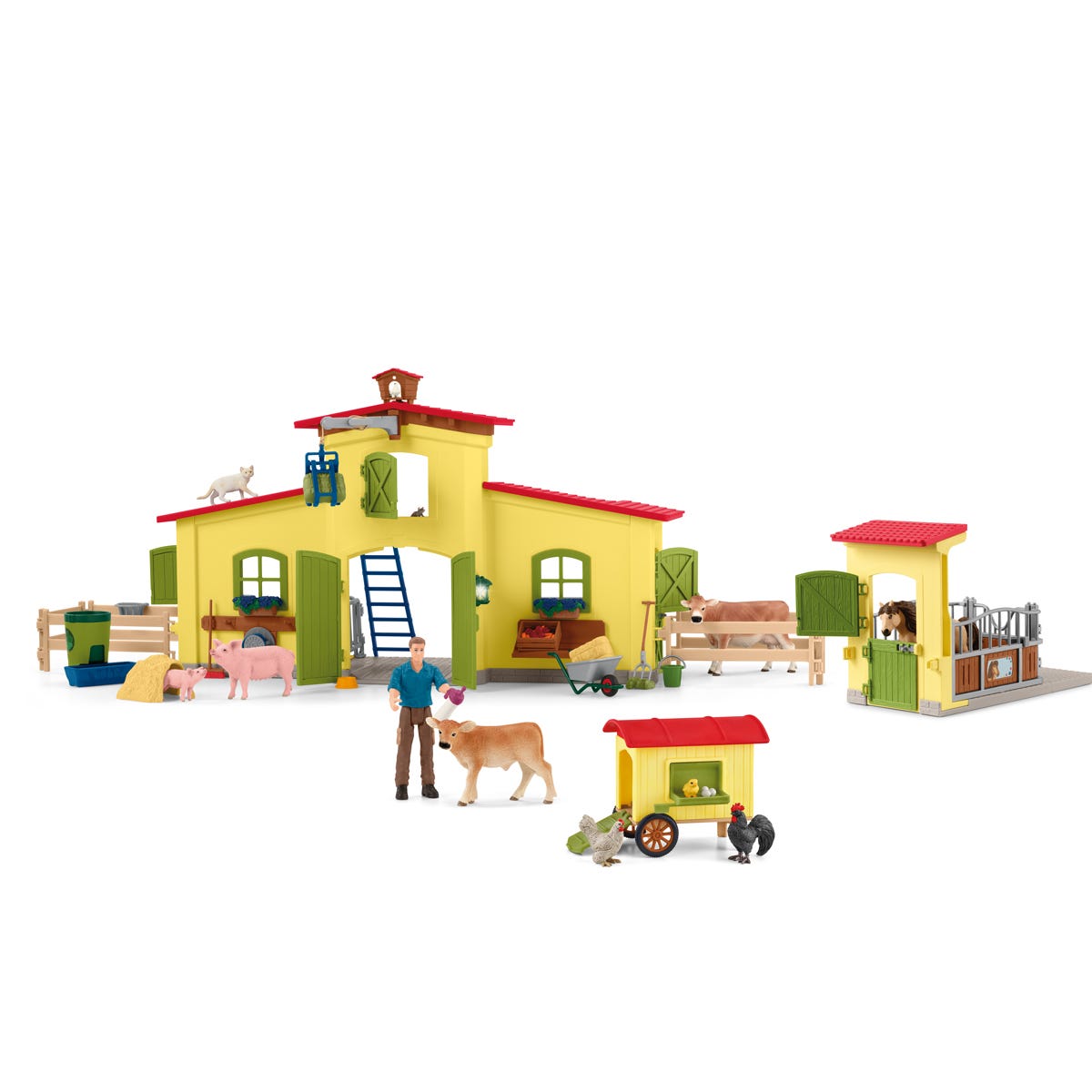 Farm mit Hühnerstall und Pferdestall 72224 FARM WORLD