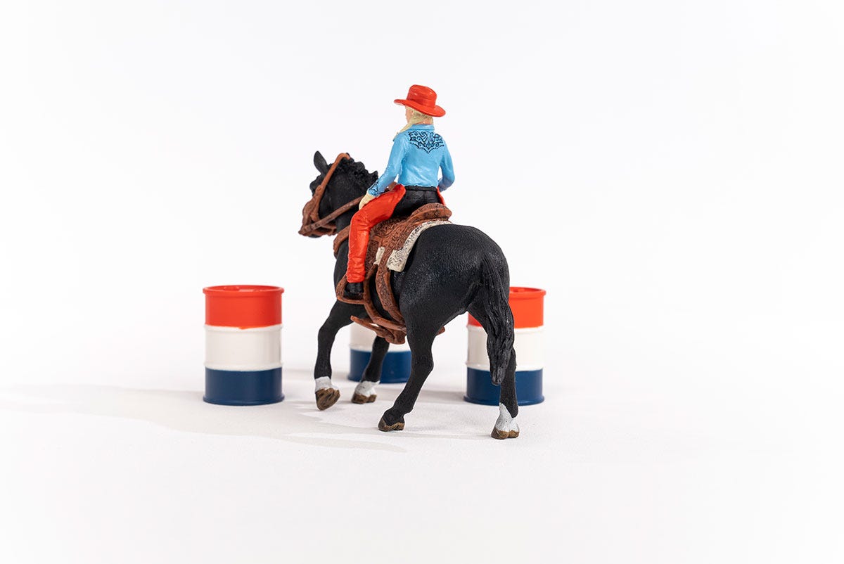 Barrel Racing mit Cowgirl 42576 FARM WORLD | schleich Barrel Racing mit Cowgirl 42576 FARM WORLD | schleich
