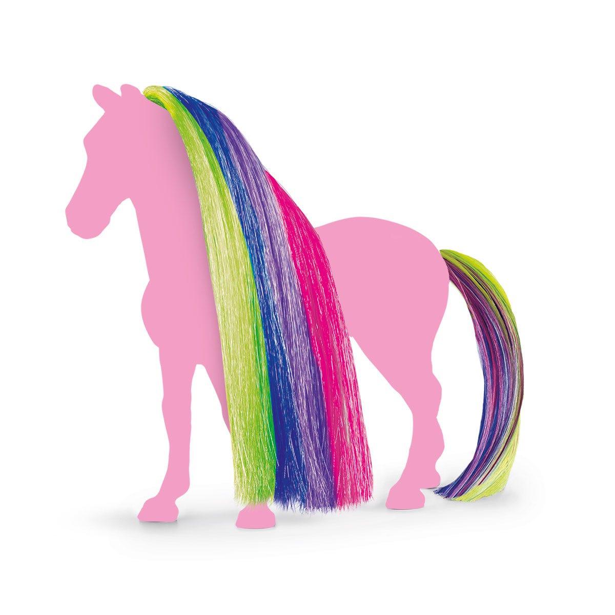 Haare Beauty Horses Rainbow