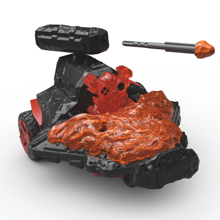 Lava Düsenjet Fahrzeug mit Mini Cretaure