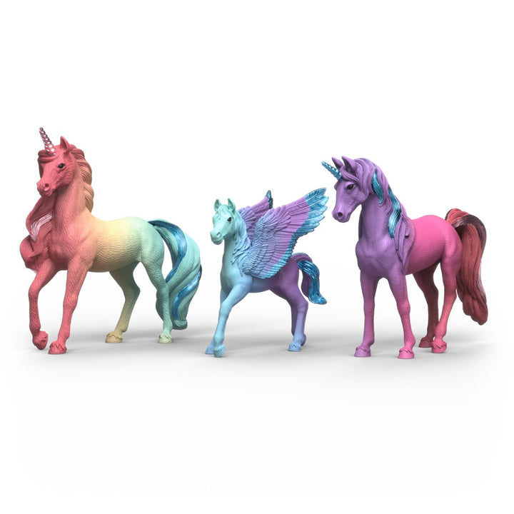 Regenbogeneinhörner Set