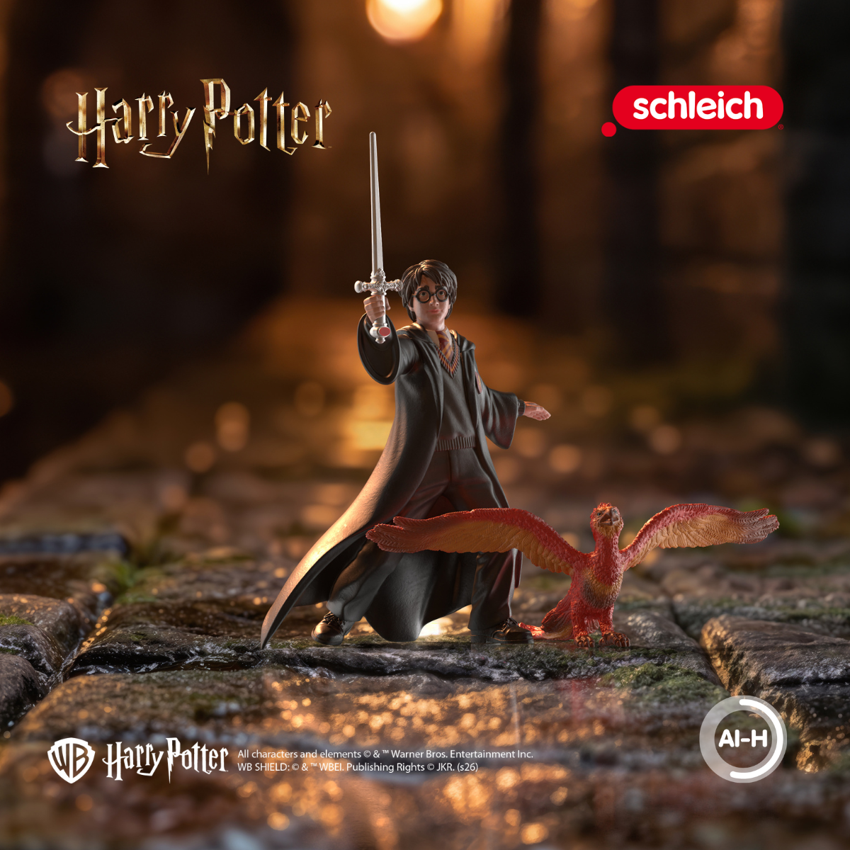 Harry & Fawkes™ mit Schwert